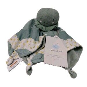 Cloud Island 13"x13" Sweet Pea Plush Baby Security Blanket NWT